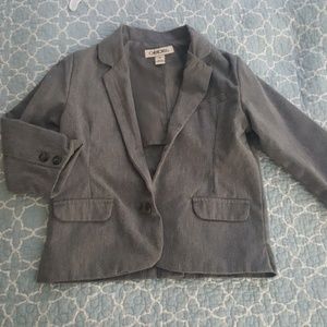 EUC Toddler Boys dress coat 2t grey